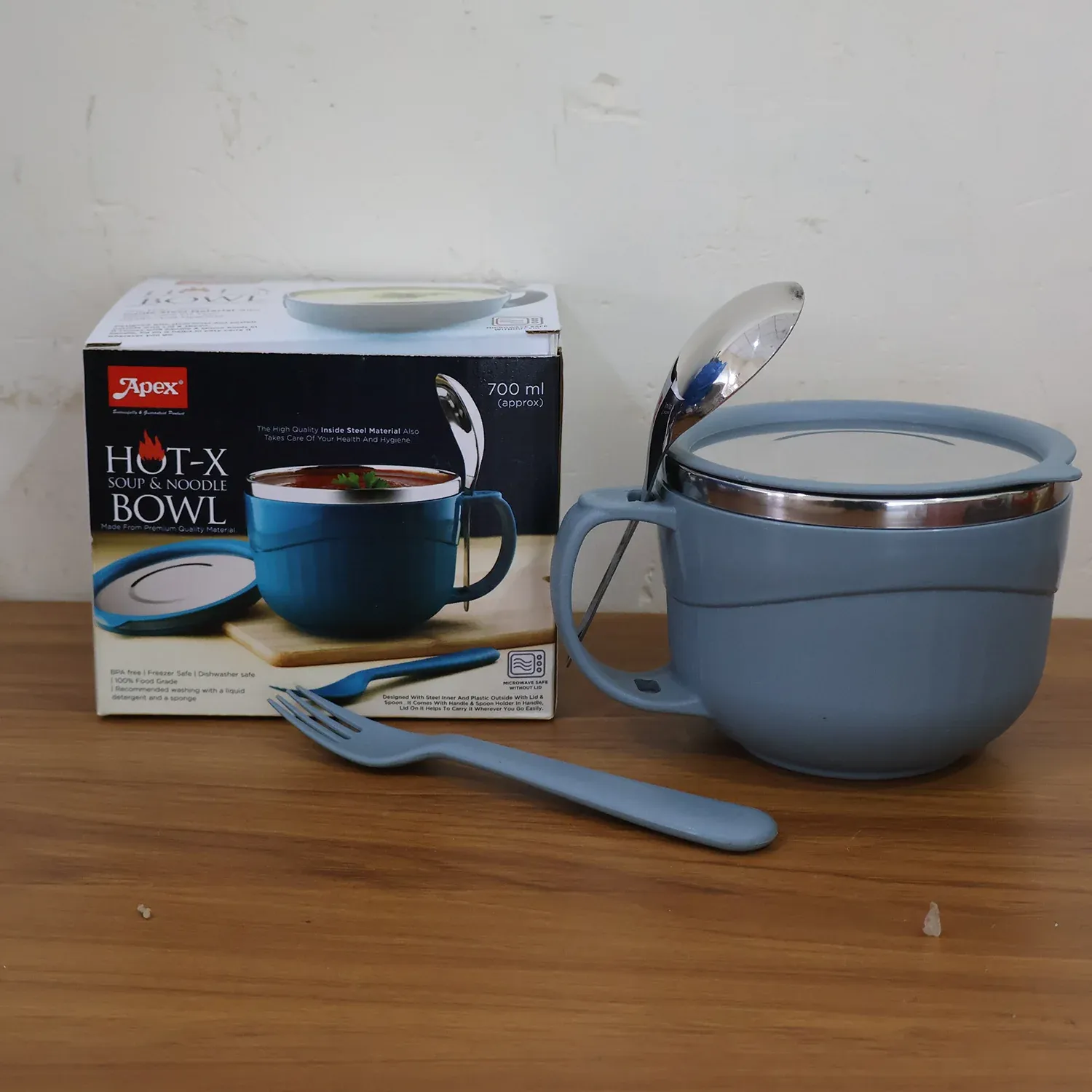 Insulated Soup & Noodle Bowl 700ML – Keep Meals Hot On-The-Go - Detailed Feature View 6