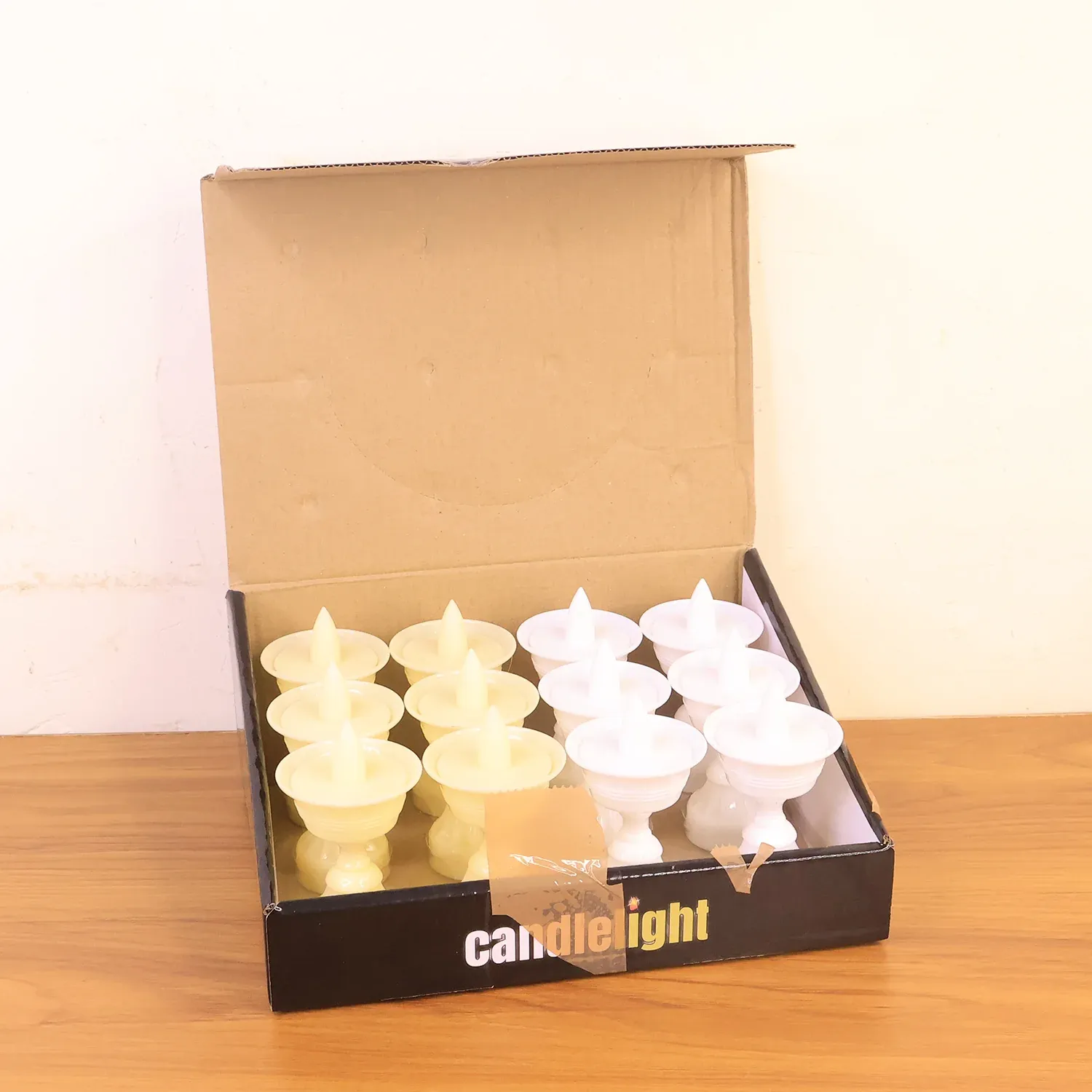 Water Sensor LED Diyas Set – Flameless White Decorative Lights - Detailed Feature View 8