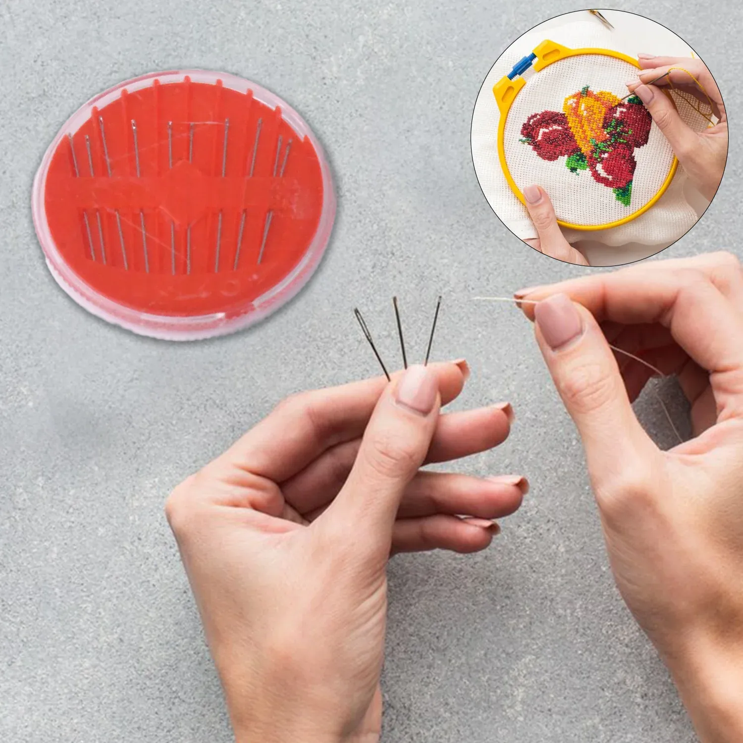 7 in 1 Multipurpose Tailoring Sewing Kit with Thread & Needles - Detailed Feature View 3