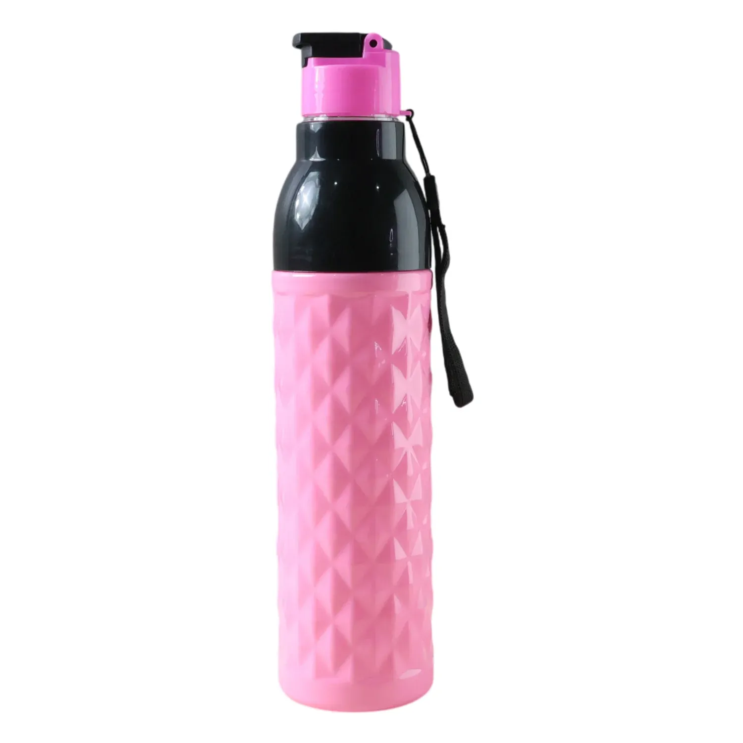 Diamond Pattern Leakproof 1000ML Plastic Water Bottle - Detailed Feature View 3