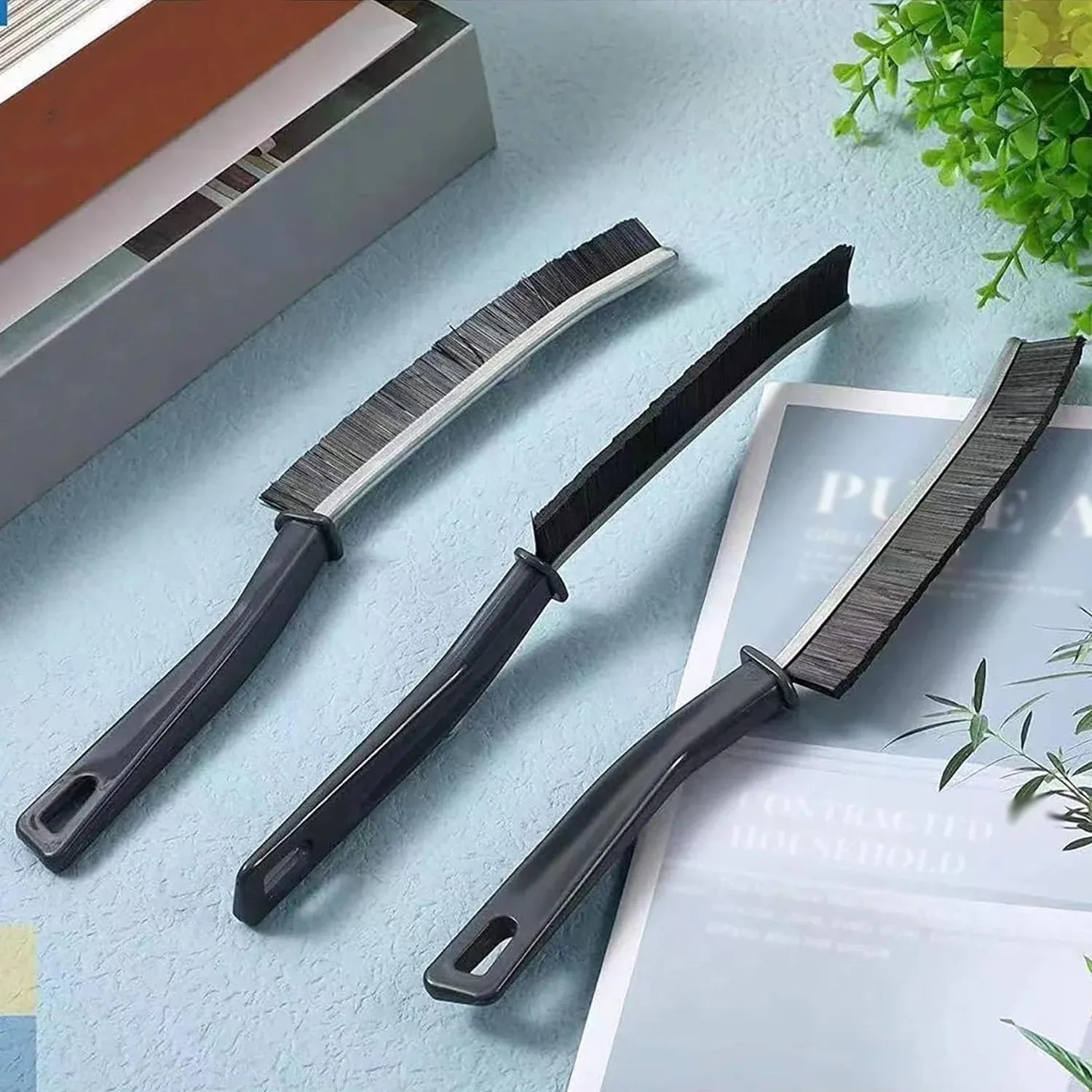 Crevice Cleaning Brush – 23cm Ultra-Thin for Tight Gaps | storenzo - Detailed Feature View 3