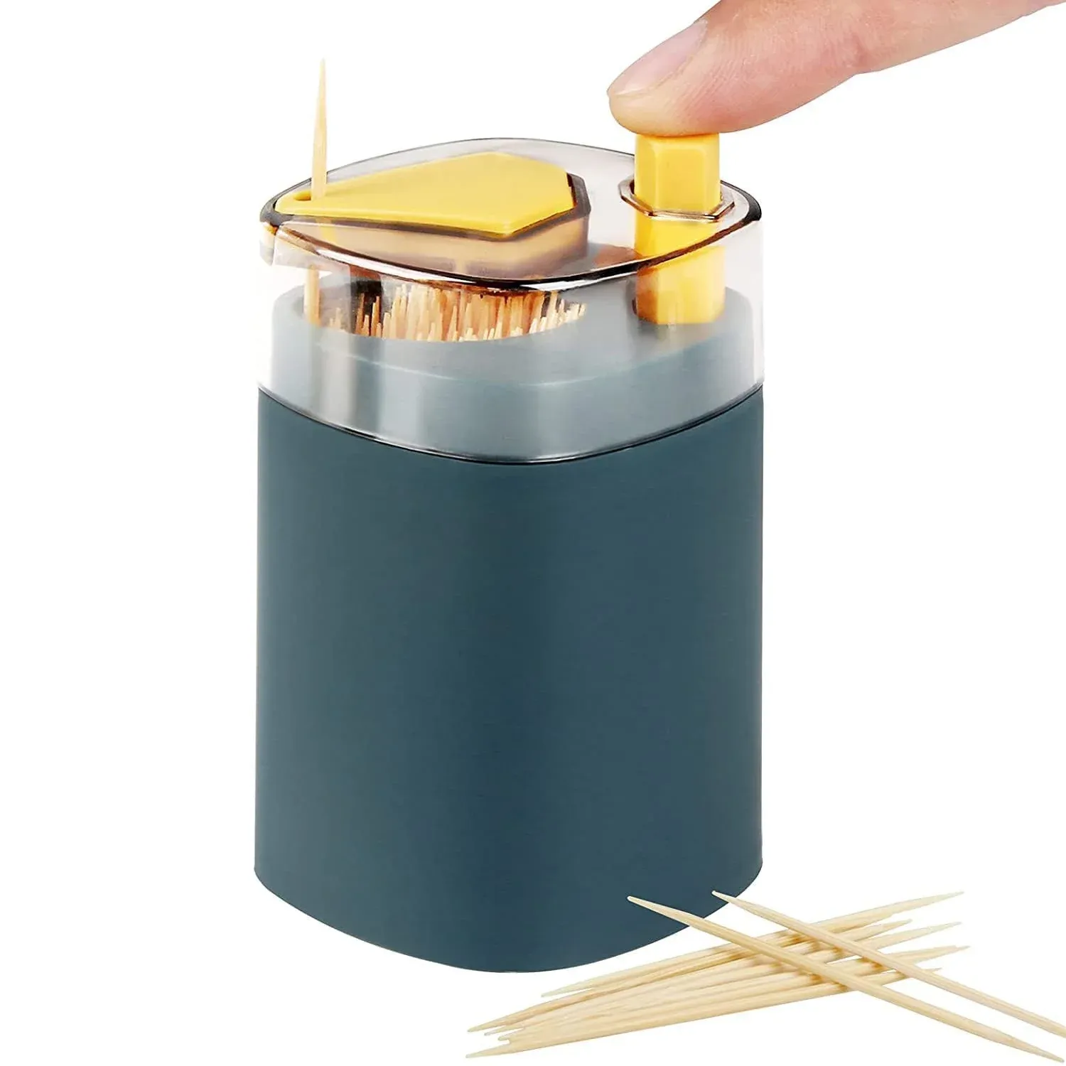 Premium Automatic Toothpick Dispenser – Pop-Up Holder for Kitchen | Tidy Table - Buy Online at Alikart