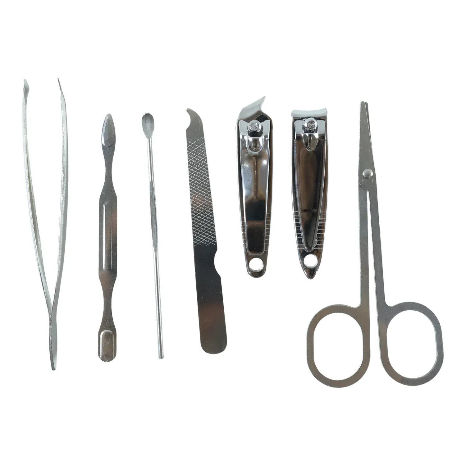 7-in-1 Stainless Steel Manicure & Pedicure Grooming Kit - Detailed Feature View 4