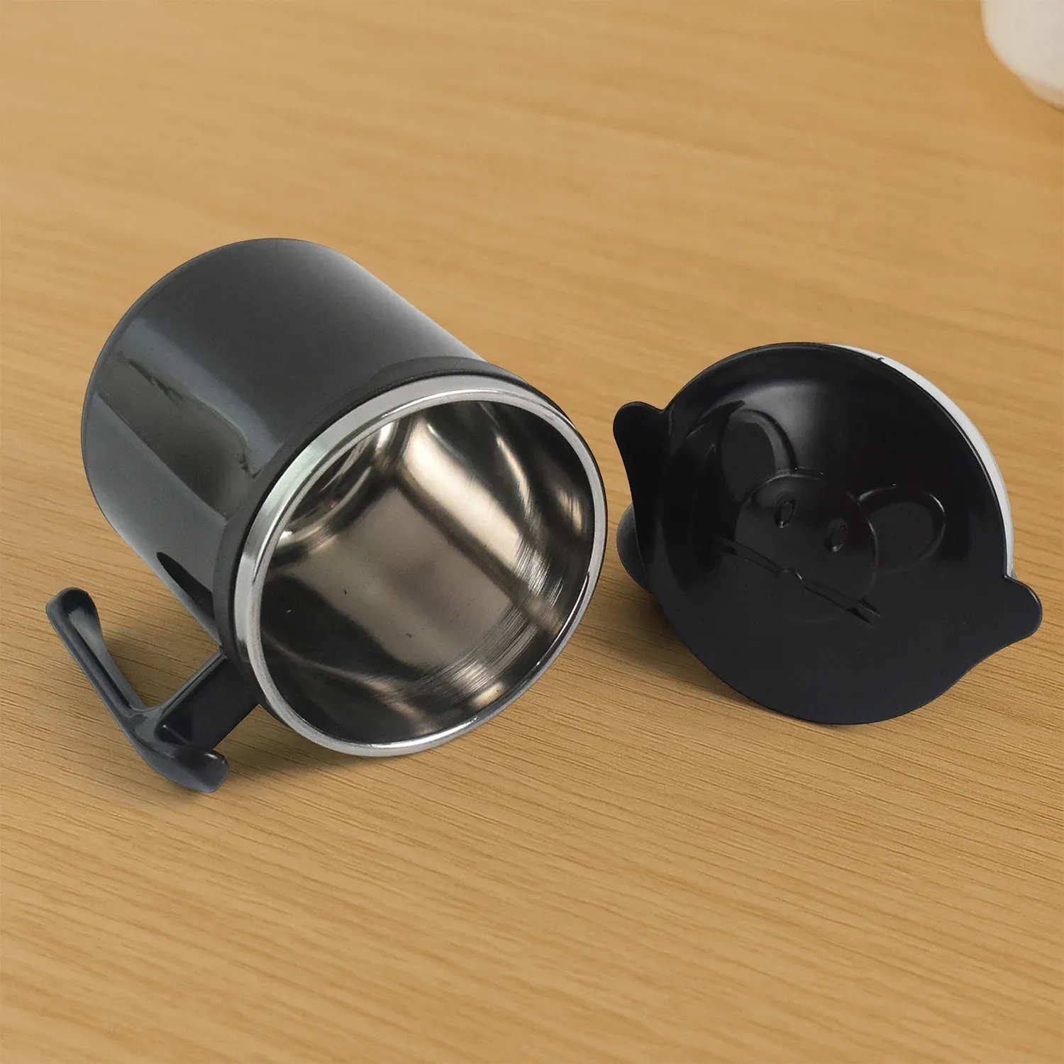 Cat Mug – 250 ml Insulated Stainless Steel for Kids & Gifting - Detailed Feature View 6