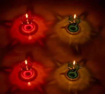 Reflection Diya Set – Multi-Shape Colourful Candle Cups | Indo Glow
