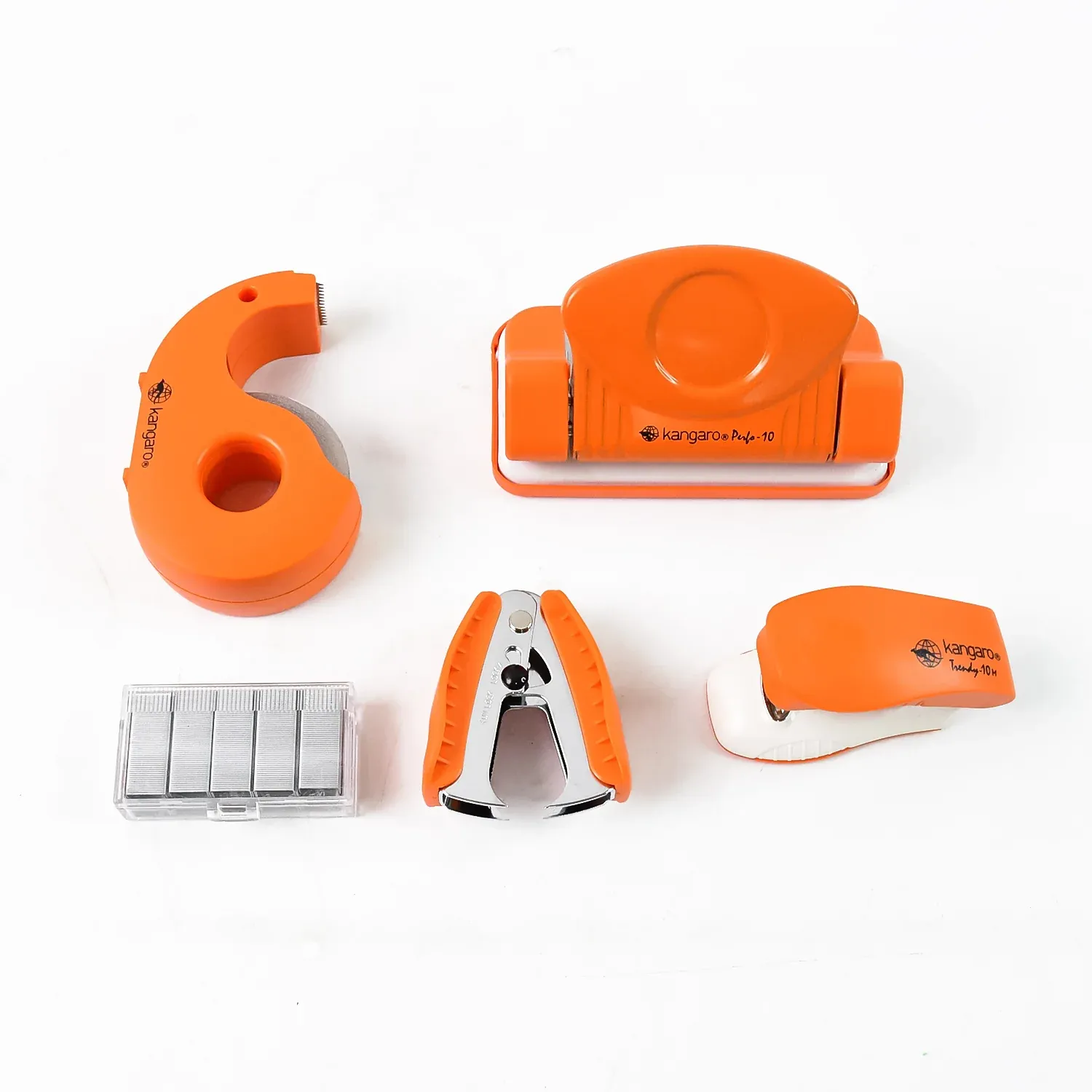 Kangaro 5-in-1 Stationery Gift Set Stapler, Staples, Staple Remover, Tape Dispenser - Detailed Feature View 8