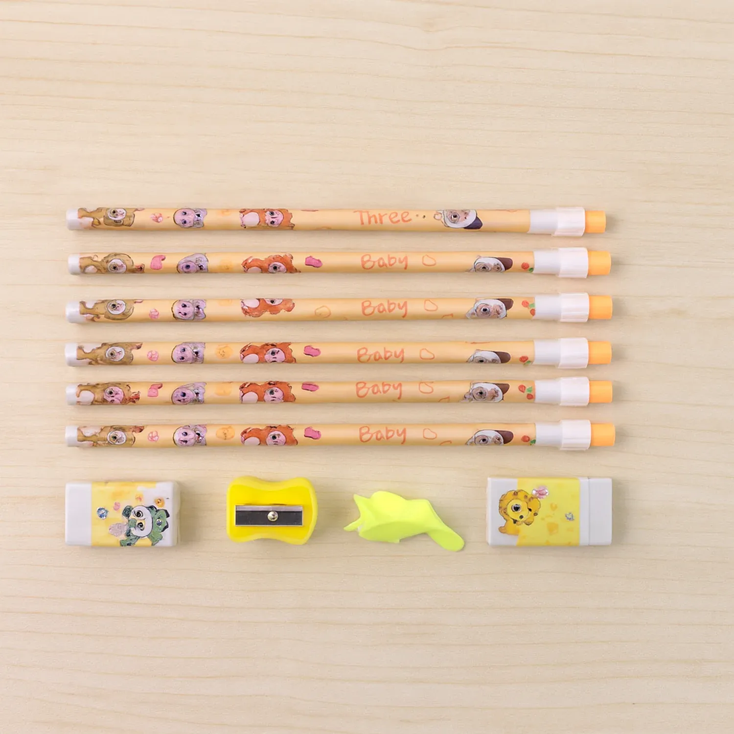Geometry Box Set – Complete Stationery Kit with Metal Pencil Box - Detailed Feature View 2