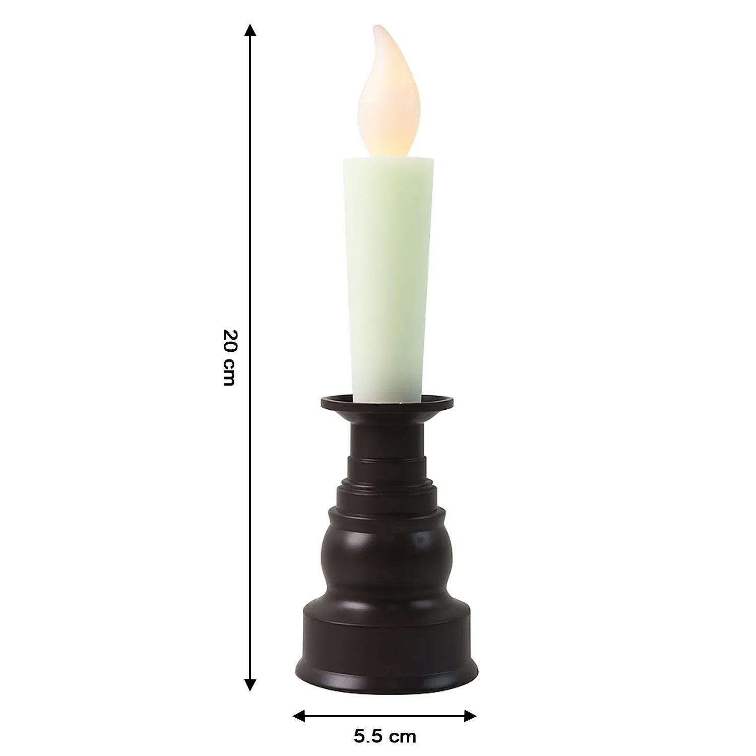 Premium LED Flameless Candle with Holder (1 Pc) - Detailed Feature View 5