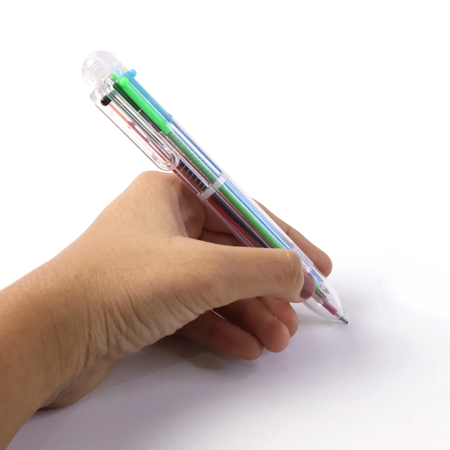 Multicolor Ball Pen – 6-in-1 Smooth & Vibrant Writing Tool - Detailed Feature View 6