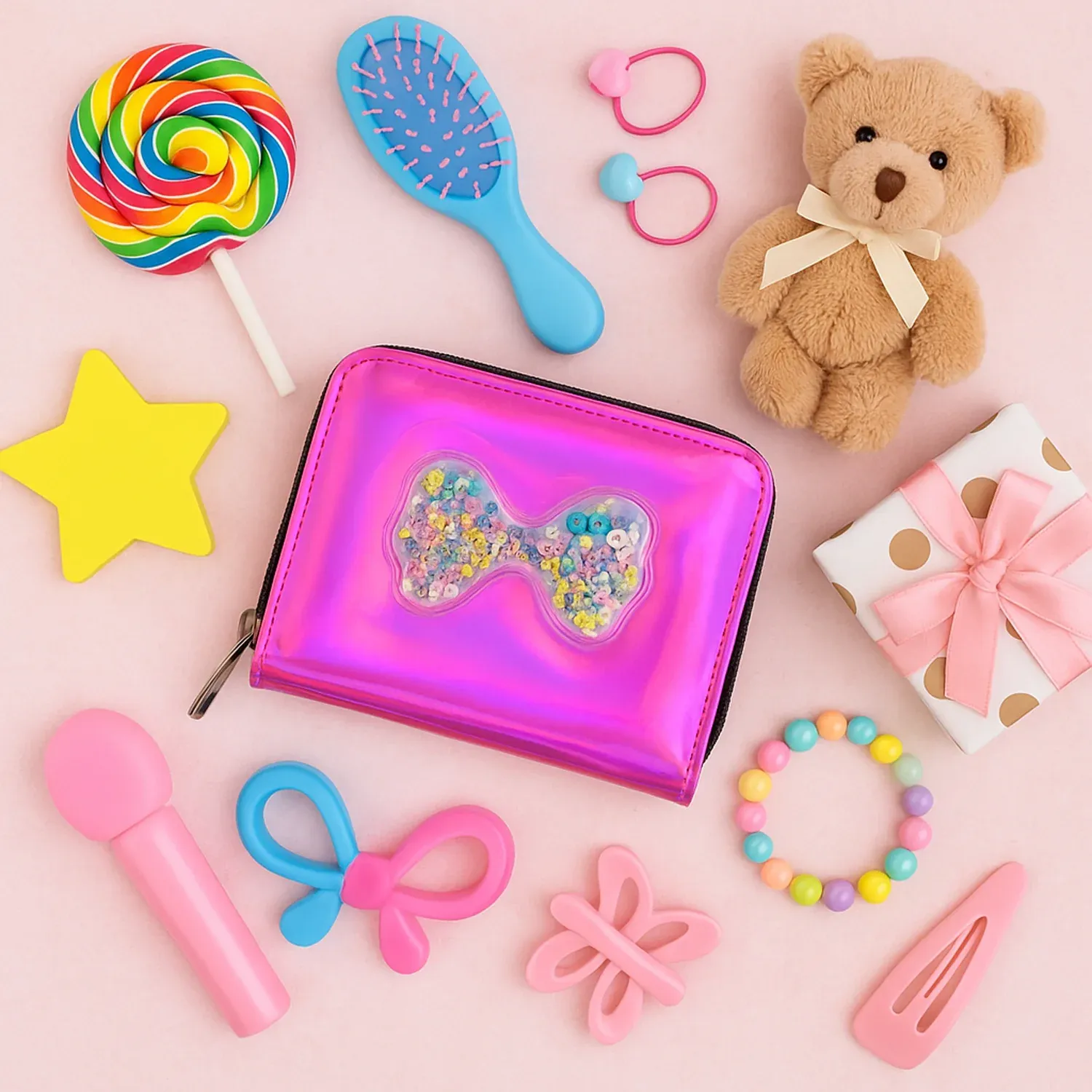 Vibrant Stylish Kids Wallet (1 Pc) - Detailed Feature View 5