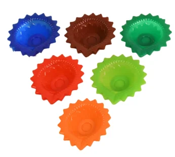 Silicone Diya Set (6 Pcs) – Reusable Diwali Lamps | Giftoiza