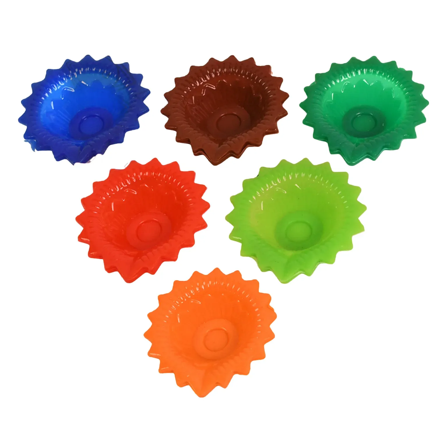 Premium Silicone Diya Set (6 Pcs) – Reusable Diwali Lamps | Giftoiza - Buy Online at Alikart