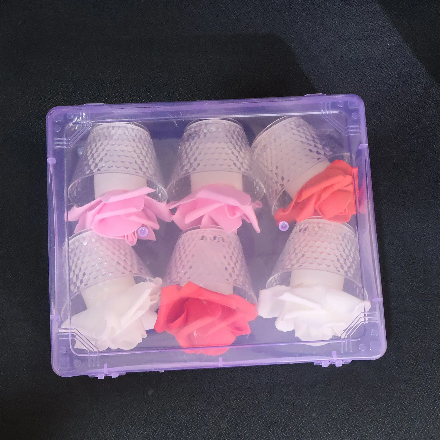 LED Rose Flower Flameless Tealight Candle Set – Elegant & Safe Décor - Detailed Feature View 7