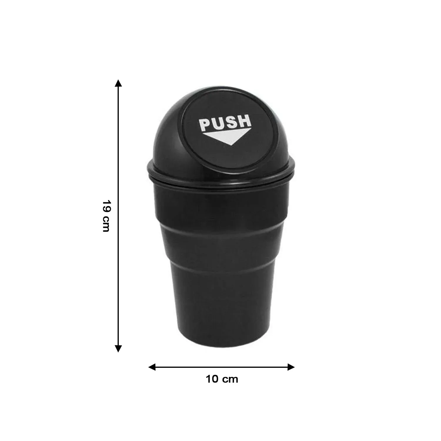 Car Dustbin – Compact & Portable Waste Bin for Vehicles | Velvet Wheels - Detailed Feature View 4