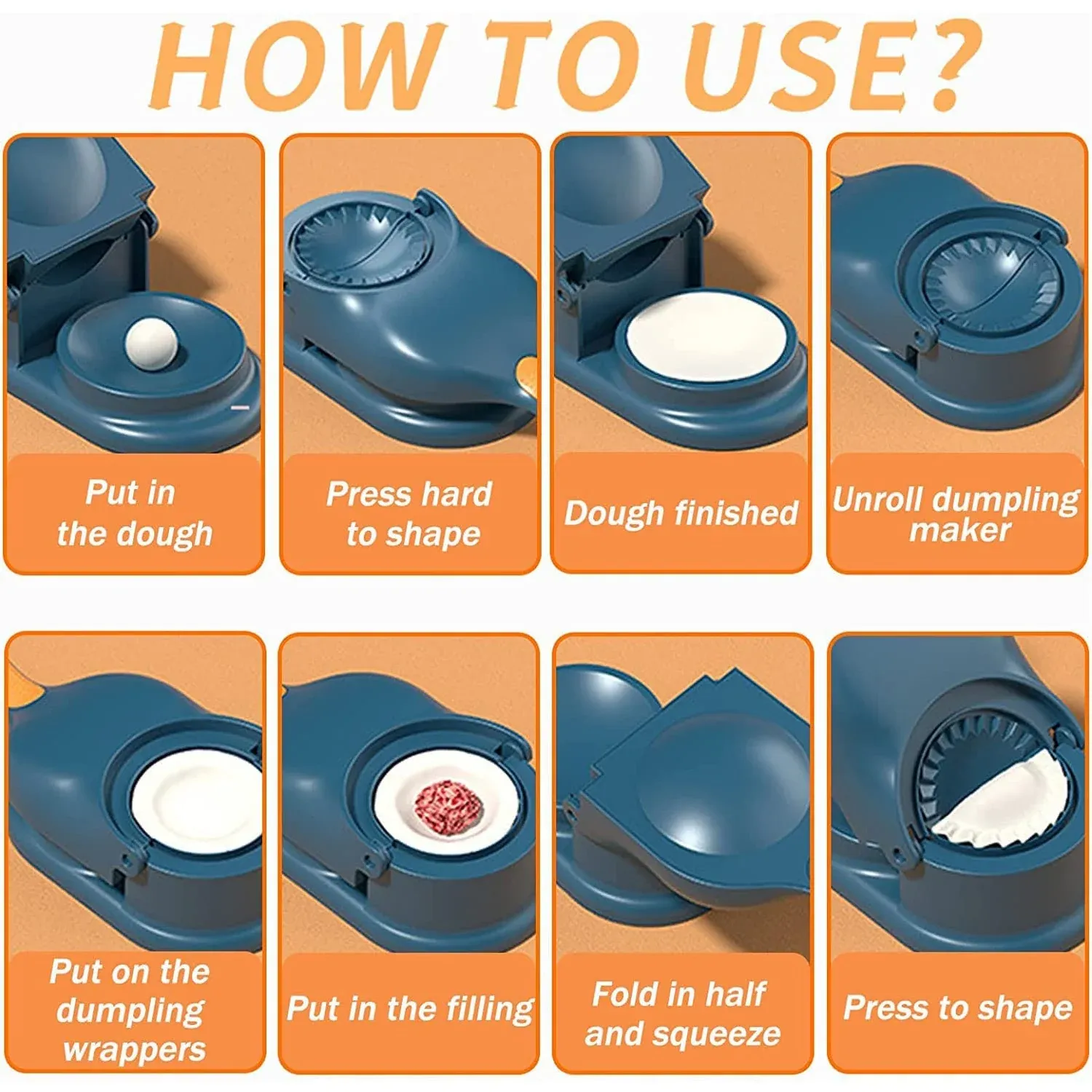 2-in-1 Dumpling Press Mould for Gujiya & Momos - Detailed Feature View 8
