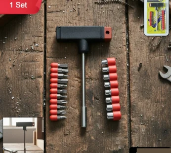 DeoDap T Handle Screwdriver Set with 20 Interchangeable Heads