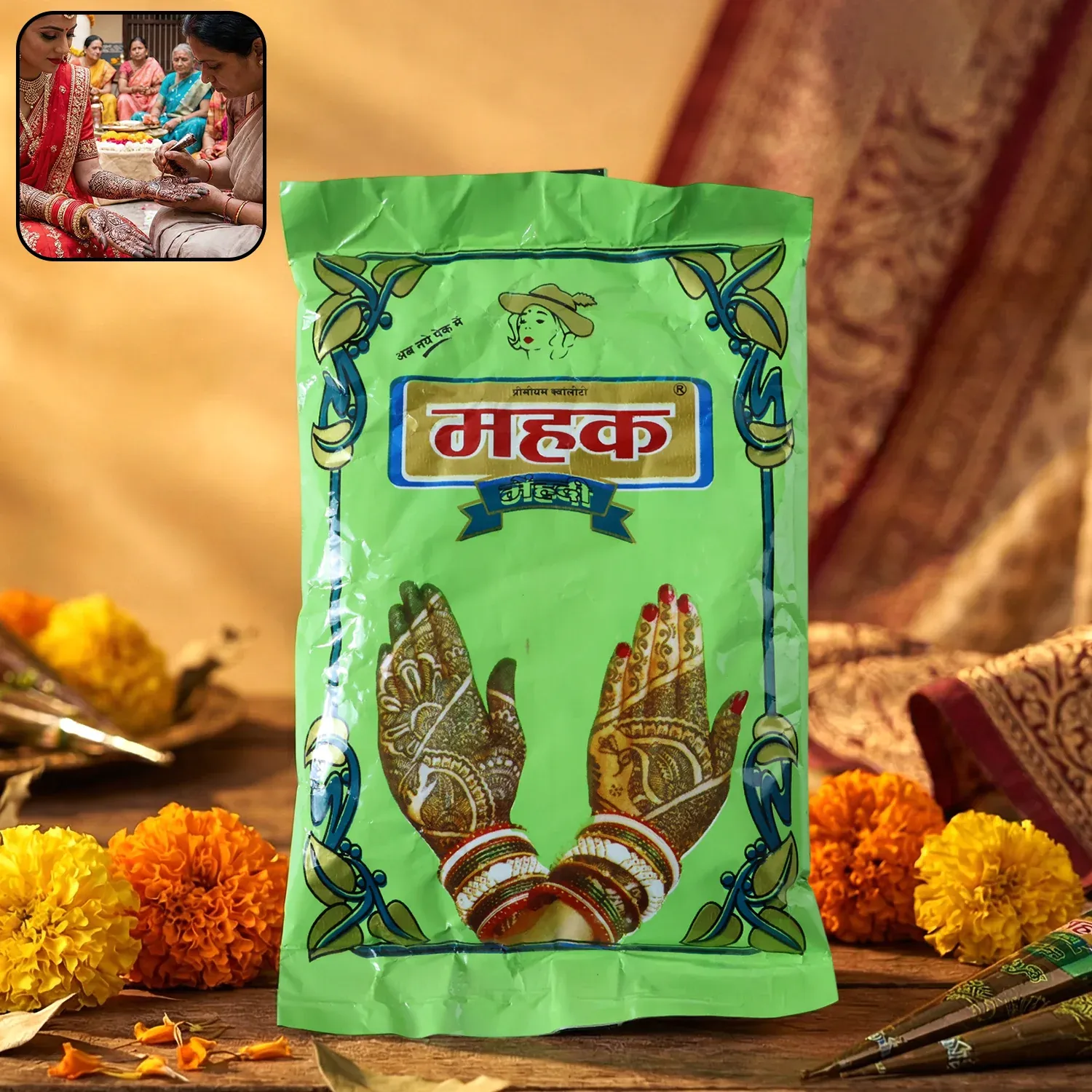 Traditional Herbal Mehndi Powder ( 80 Gram Pack) - Detailed Feature View 6