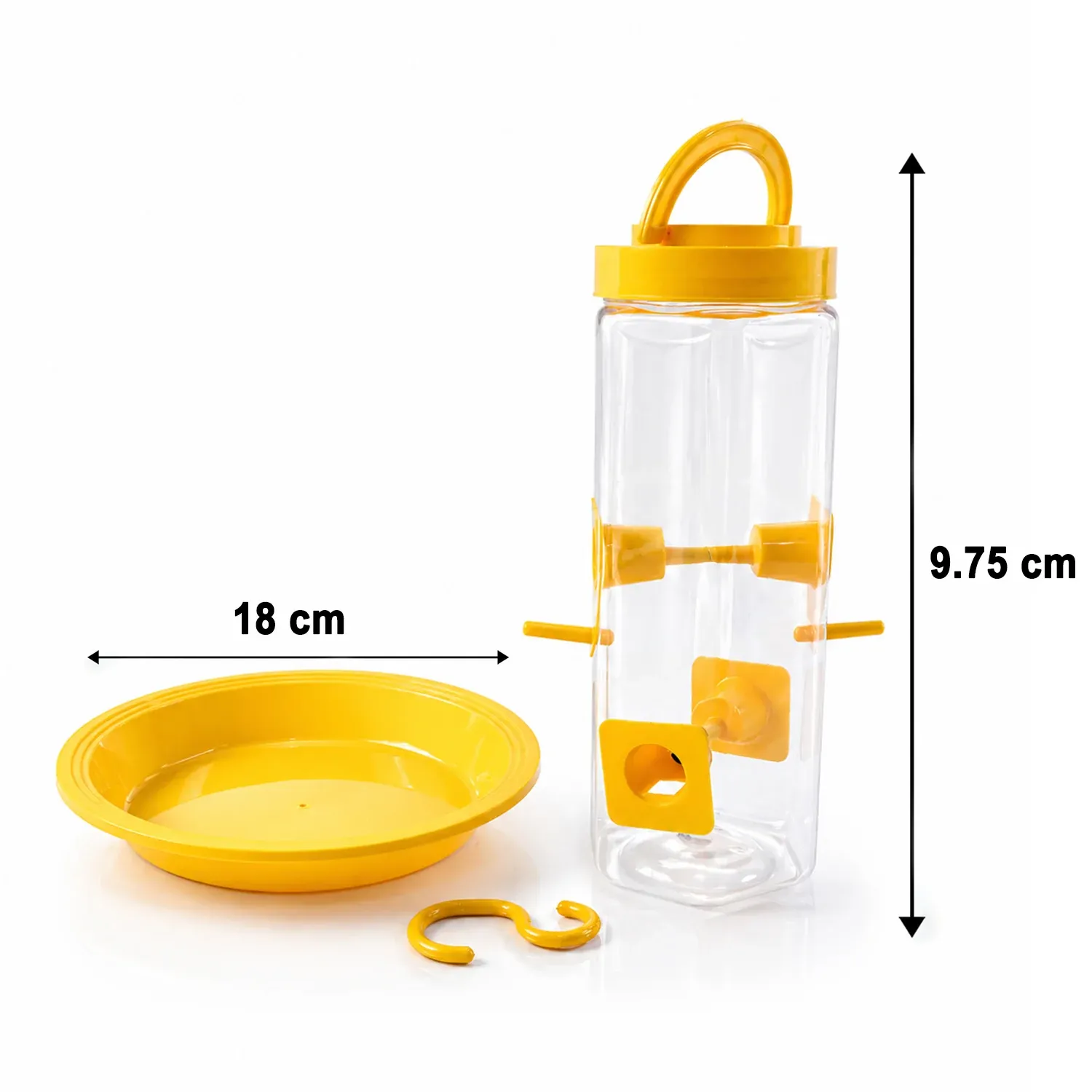Hanging Bird Feeder with Multi Feeding Ports for Garden & Balcony - Detailed Feature View 5