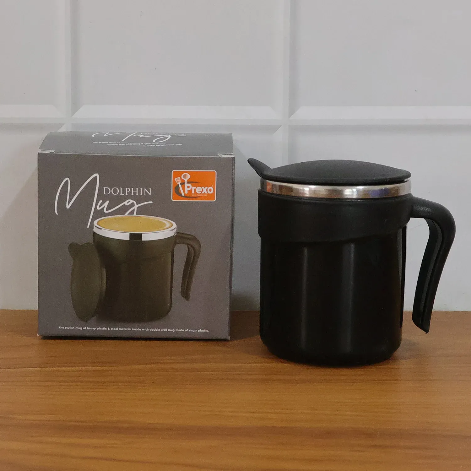 Insulated Dolphin Mug – Keeps Drinks Hot or Cold for Longer - Detailed Feature View 6