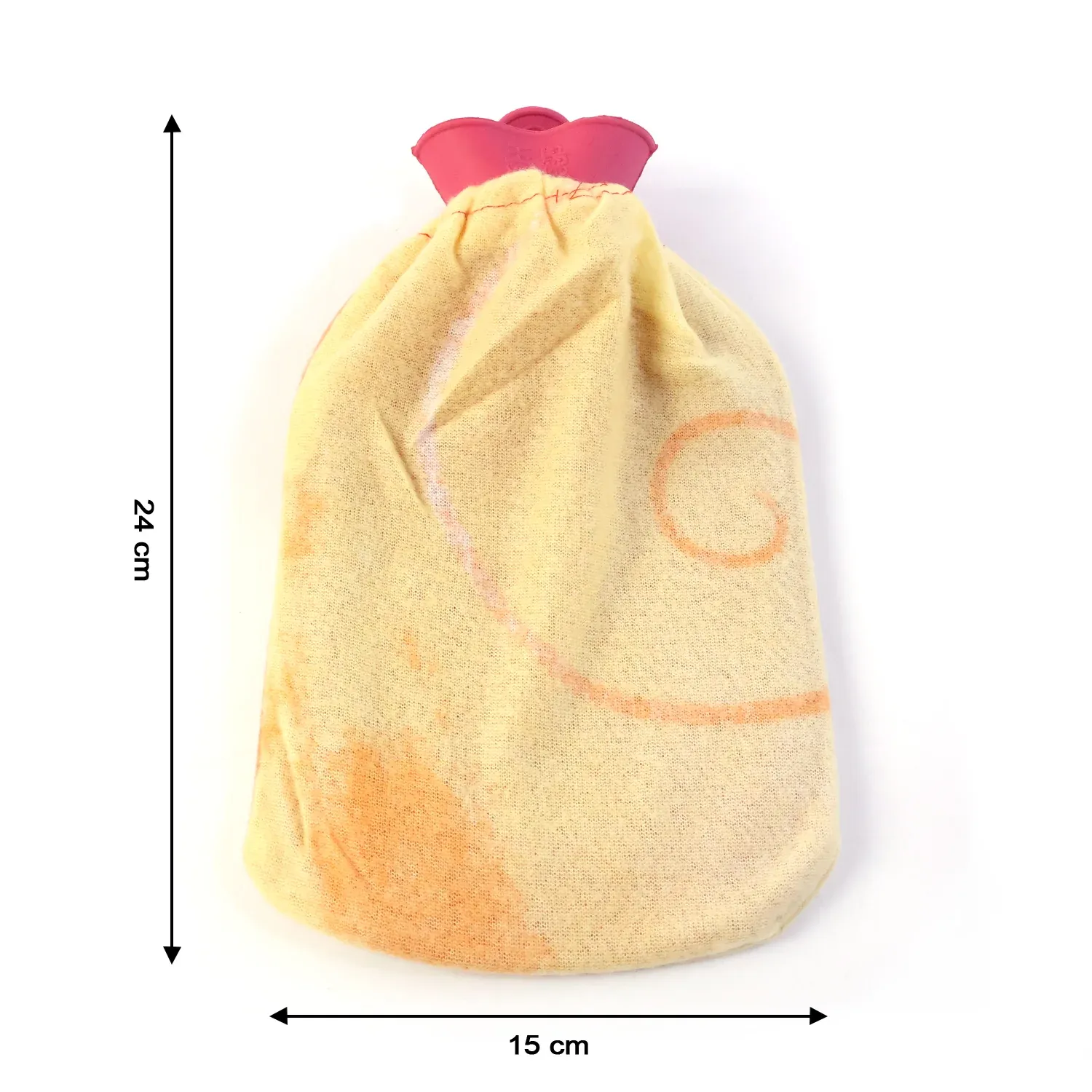 Reusable Hot Water Bag with Soft Fabric Cover for Pain Relief - Detailed Feature View 5