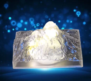 Unique Plastic Night Light: Flameless LED, Diwali (Iceberg Design, Gift)