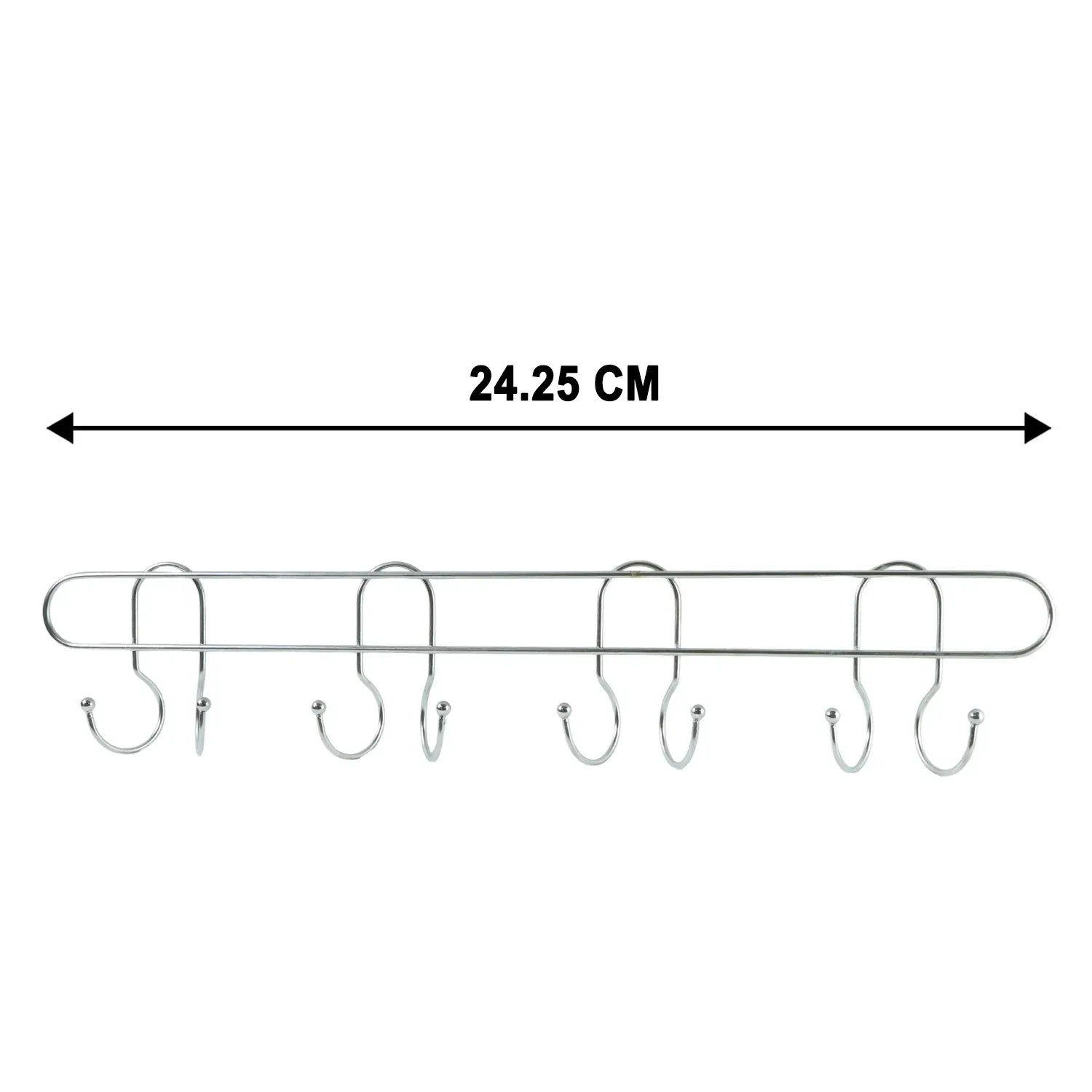 Heavy Duty Wall Mounted Hook Rack – Durable Stainless Steel Organizer - Detailed Feature View 5