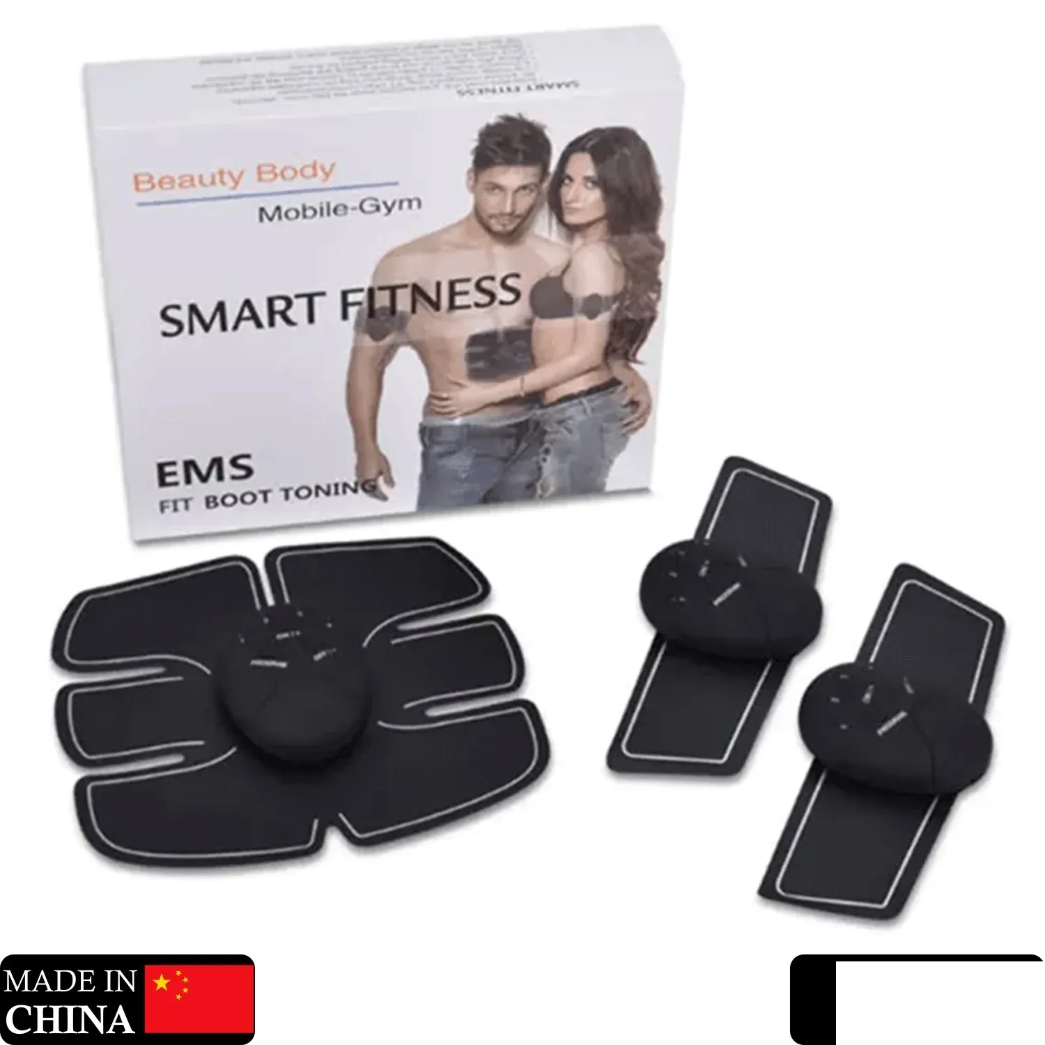 Premium Wireless ABS Stimulator – EMS Muscle Toning Belt for Abs | VelvaBloom - Buy Online at Alikart
