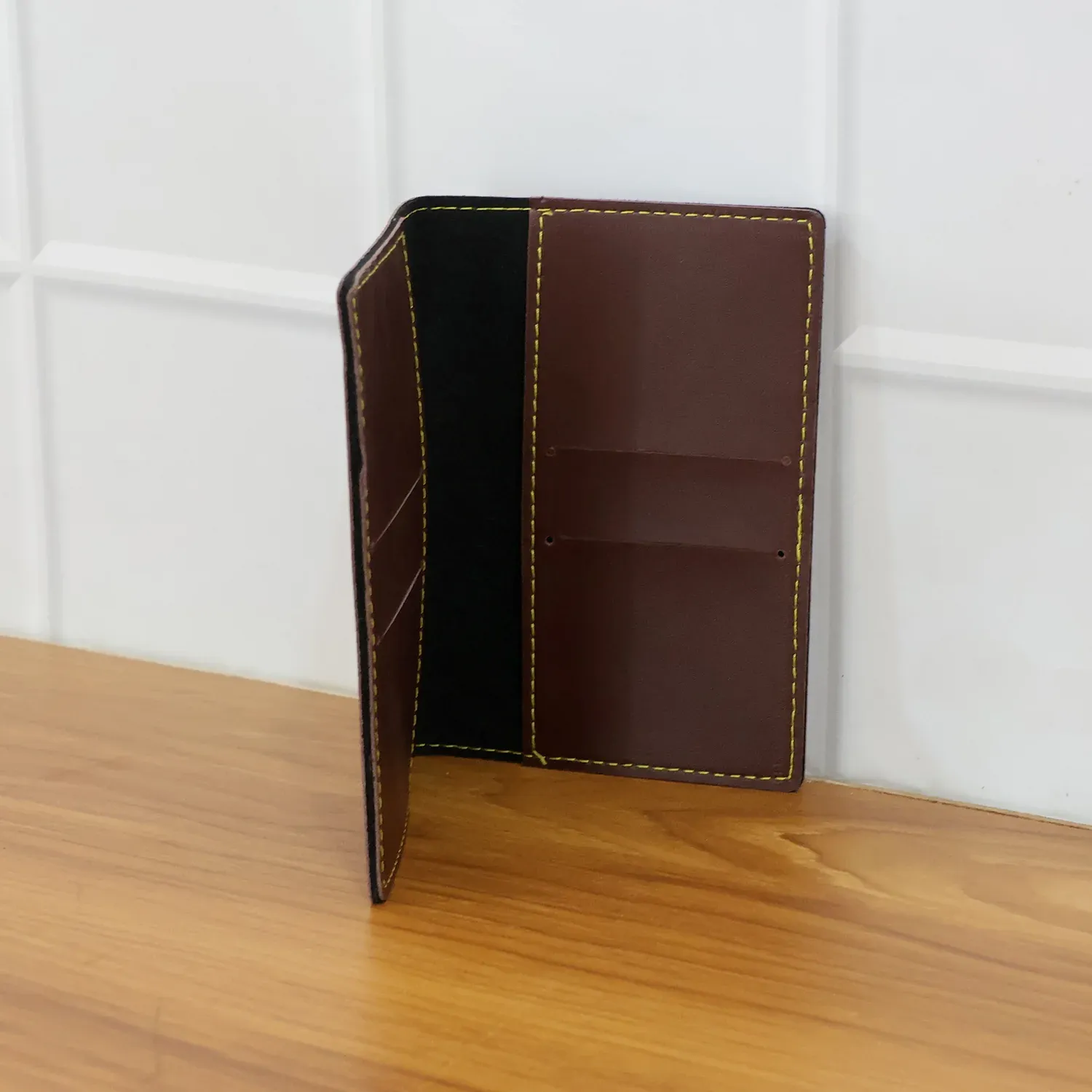 PU Leather Multipurpose Card Holder & Slim Travel Wallet (1 Pc) - Detailed Feature View 7