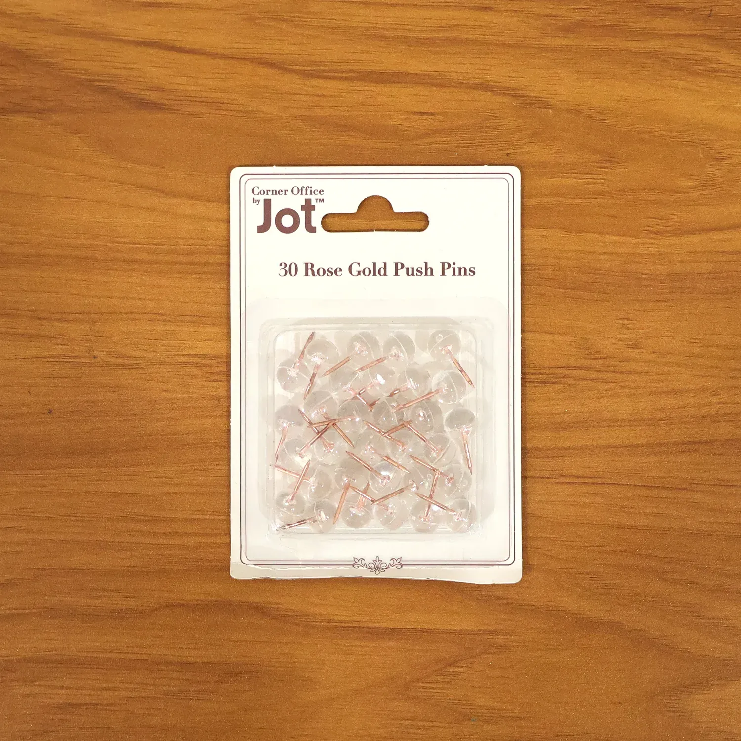 Transparent Crystal Head Push Pins Set for Notice Board (30 pc) - Detailed Feature View 8