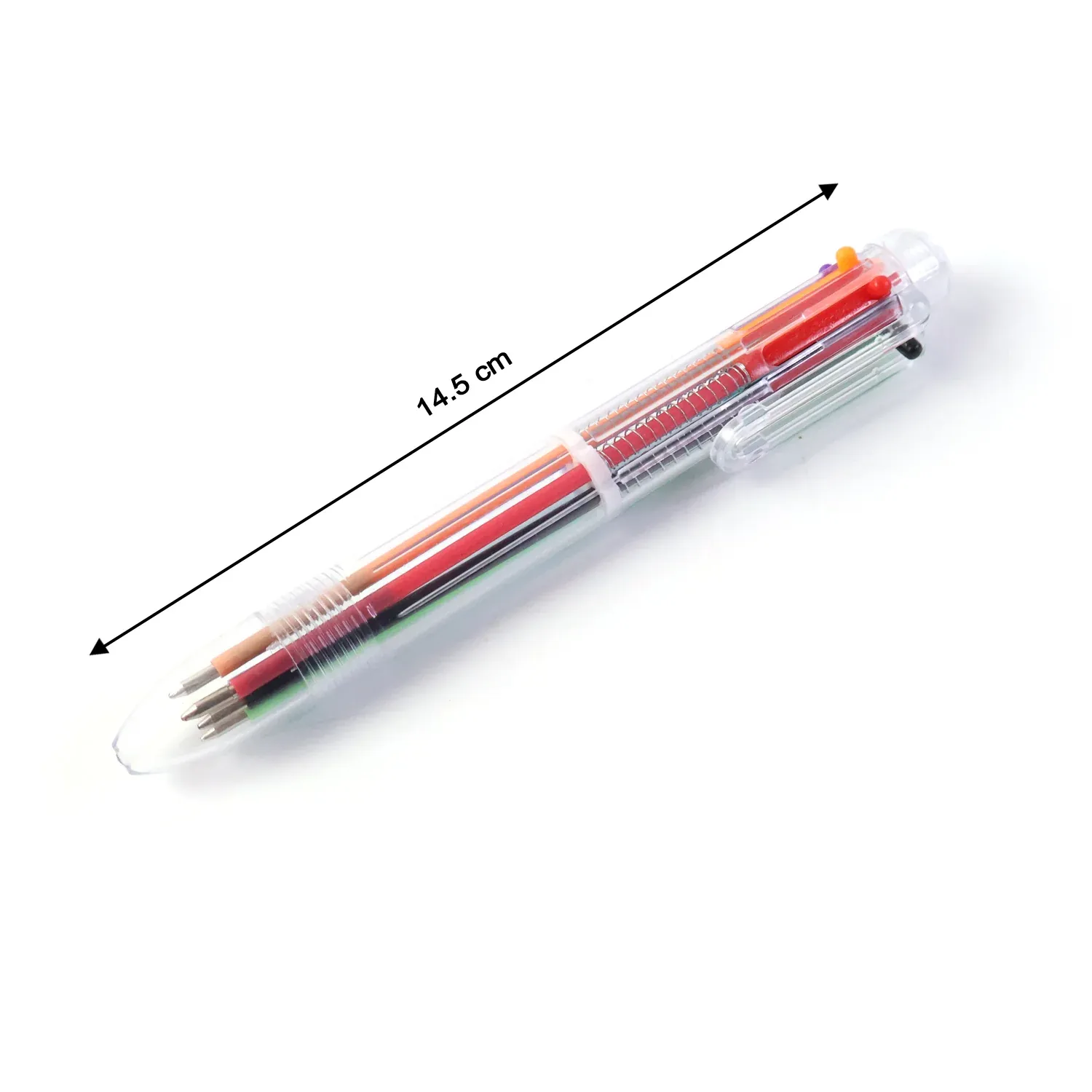 Multicolor Ball Pen – 6-in-1 Smooth & Vibrant Writing Tool - Detailed Feature View 2