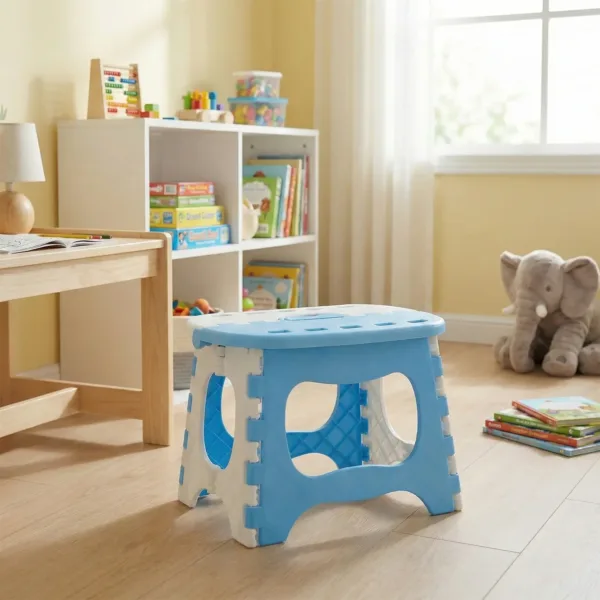 Multipurpose Foldable Step Stool for Kids & Adults – Portable