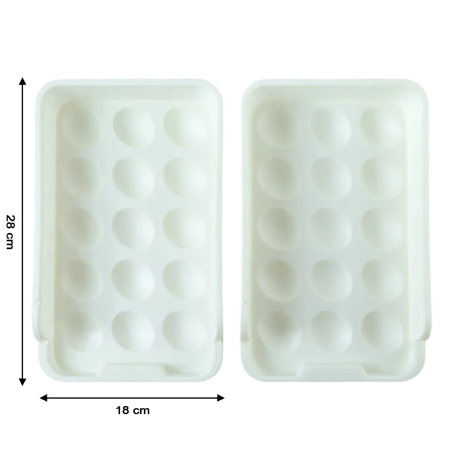 Egg Storage Tray – Space-Saving and Durable Refrigerator Organizer - Detailed Feature View 5