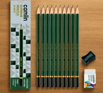 Graphite Pencils – Pack of 10 Smooth Writing Camlin Supreme