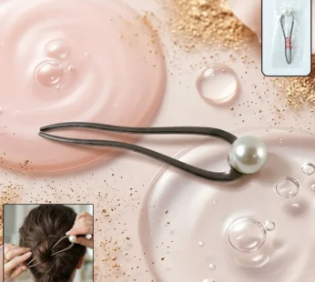 Elegant Pearl Accent Hair Pin Clip – Stylish & Durable