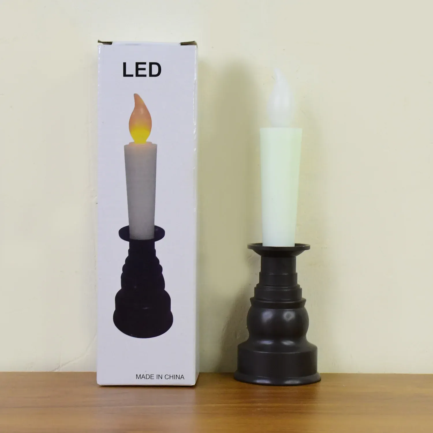 Premium LED Flameless Candle with Holder (1 Pc) - Detailed Feature View 9