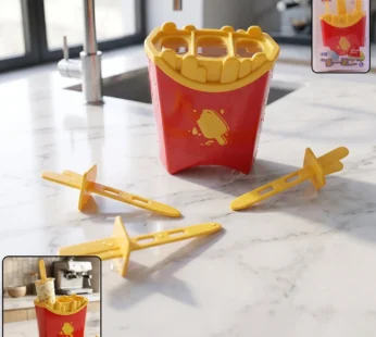 French Fries Ice Pop Mould – Reusable Kulfi Maker for Summer