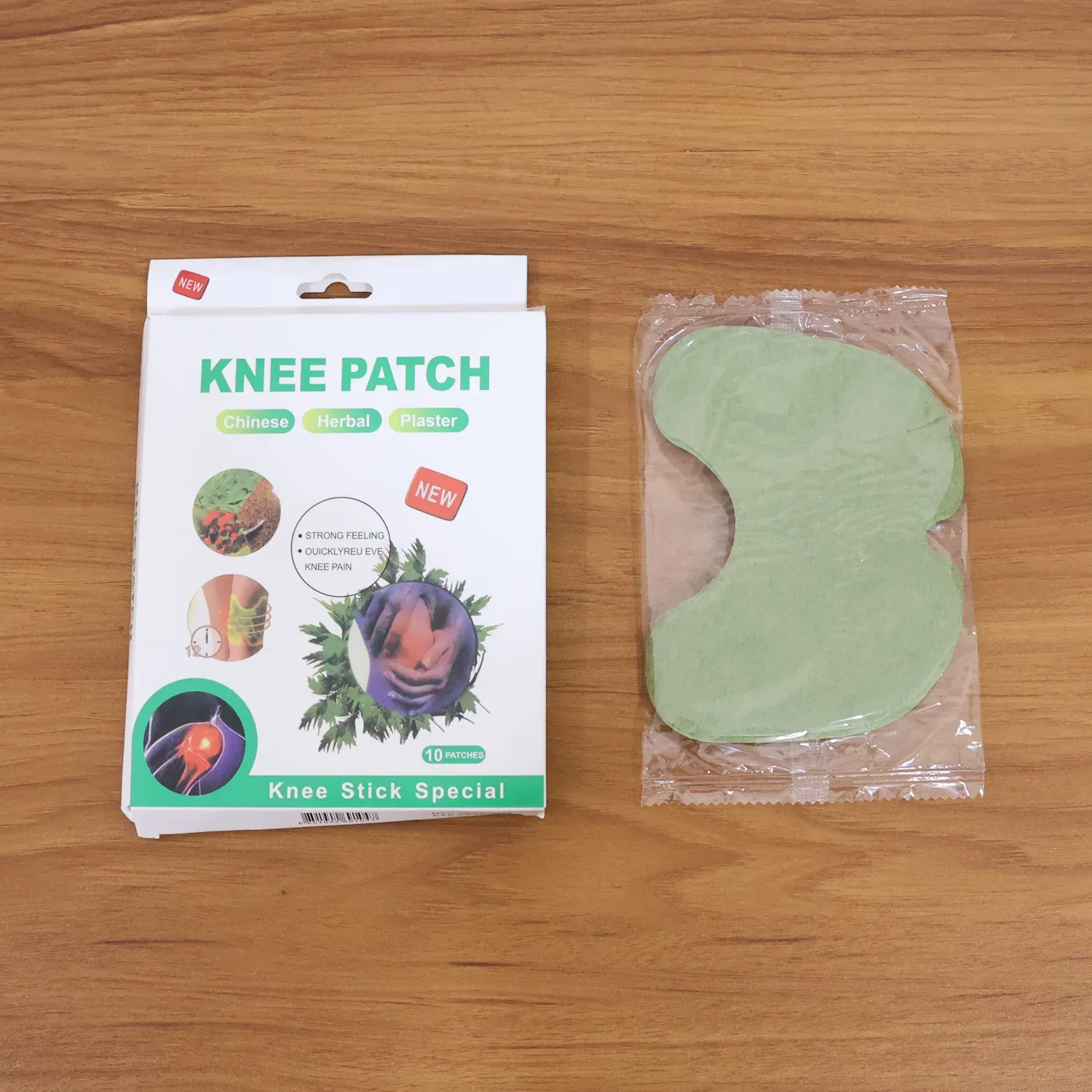 Herbal Knee Relief Patches – 10 Adhesive Pain Support Patches - Detailed Feature View 10