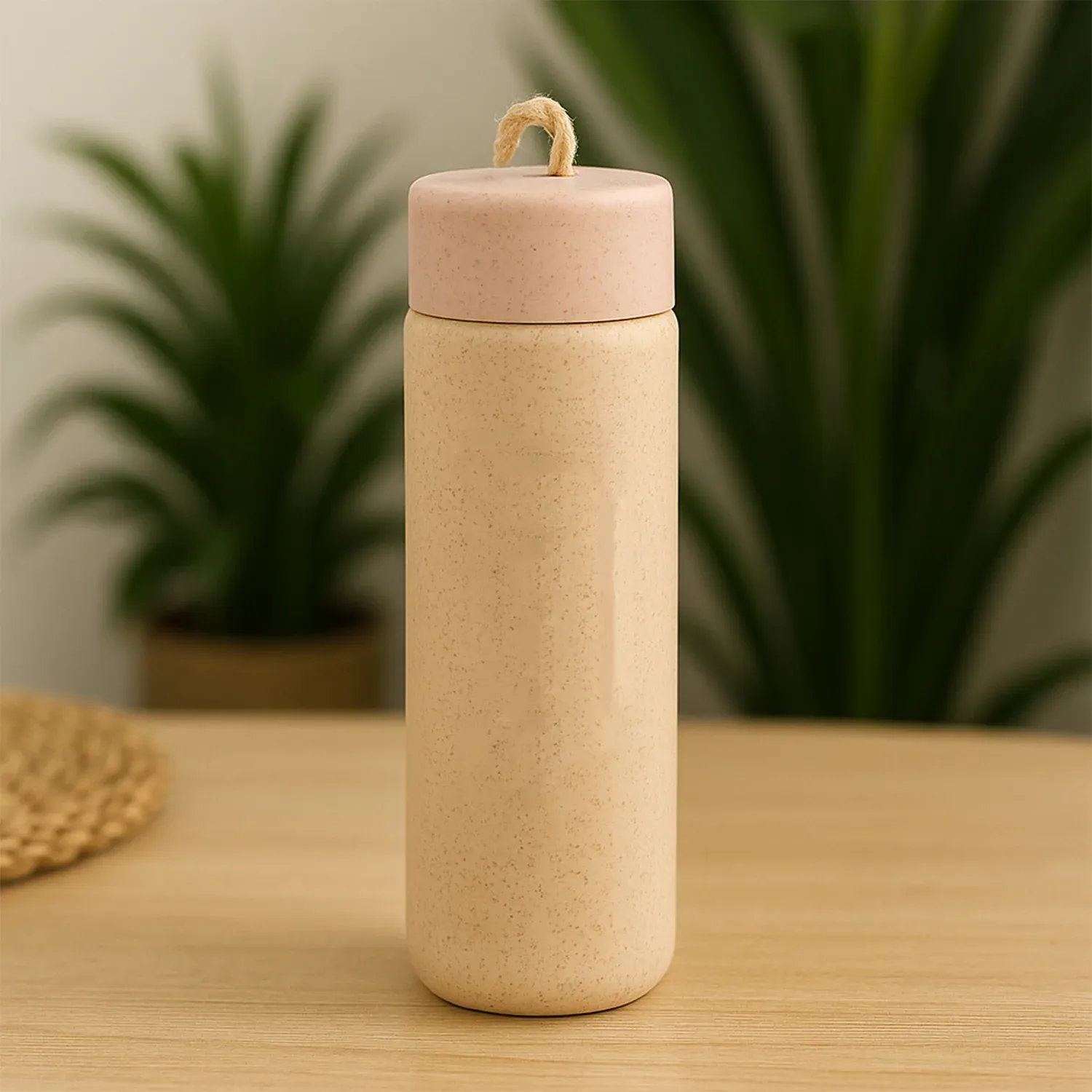 Glass Water Bottle – 350ml Leak Proof & BPA Free | FERVENT