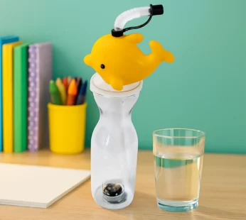 Party Props Birthday Return Gifts For Kids |Animal Shape Straw Sipper Bottle For Kids