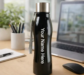 Customize 600 ML Stainless Steel Water Bottle with Carry Strap