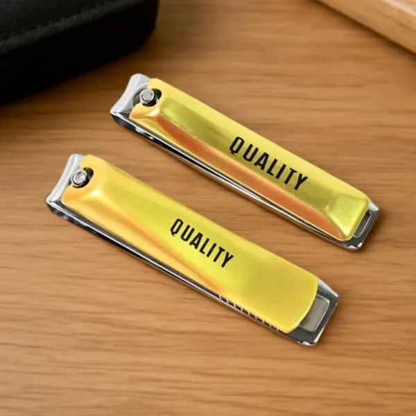 Stainless Steel Folding Nail Clippers with Nail File – Portable & Durable
