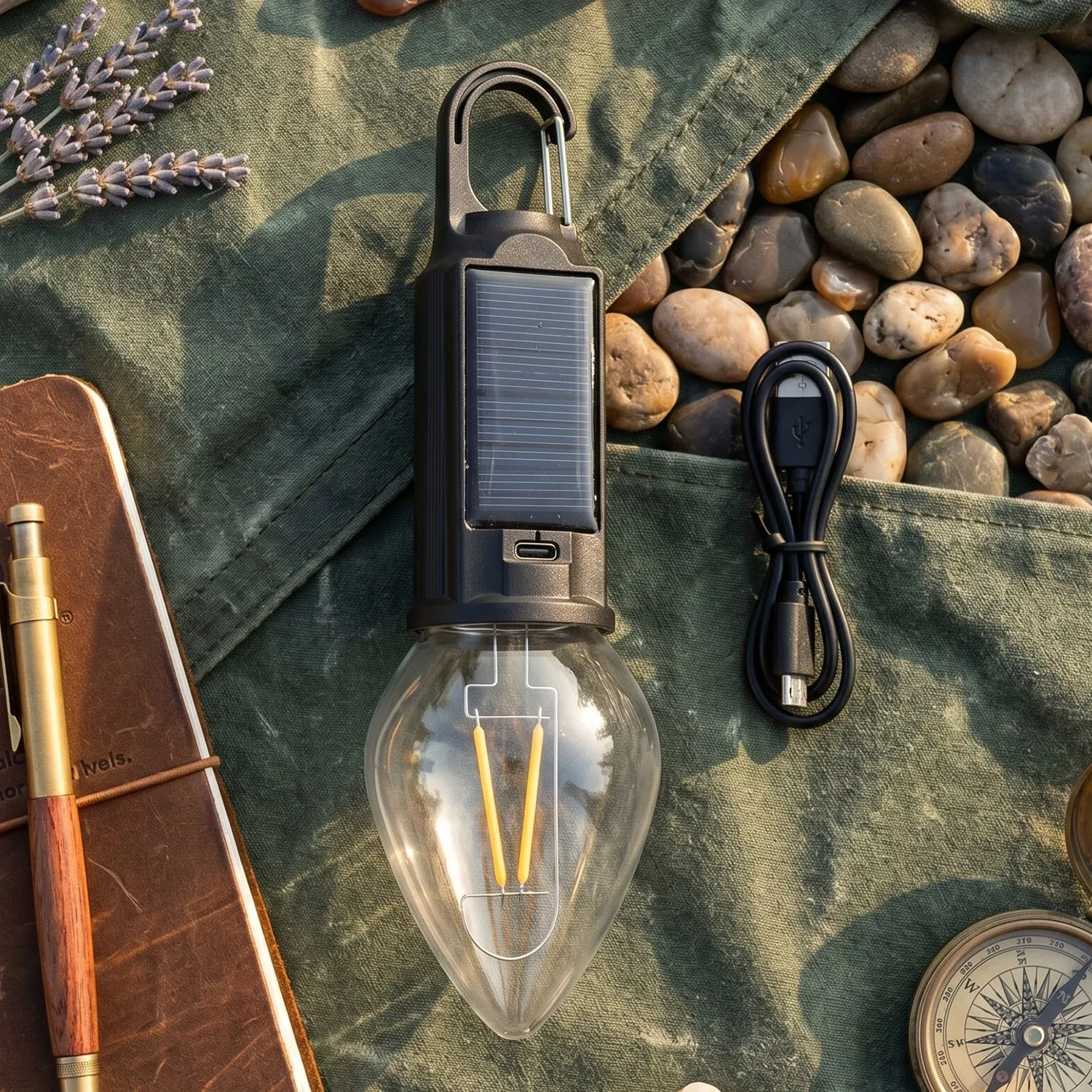 Premium Camping Lantern – Eco-Friendly, Dual Charging with Warm LED - Buy Online at Alikart