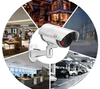 Dummy Security Camera – Outdoor Fake CCTV with LED | AutoSafeo