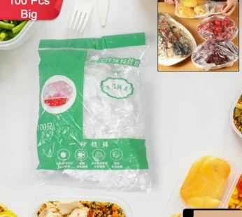 Disposable Elastic Food Storage Covers – 100 Pcs Big Set