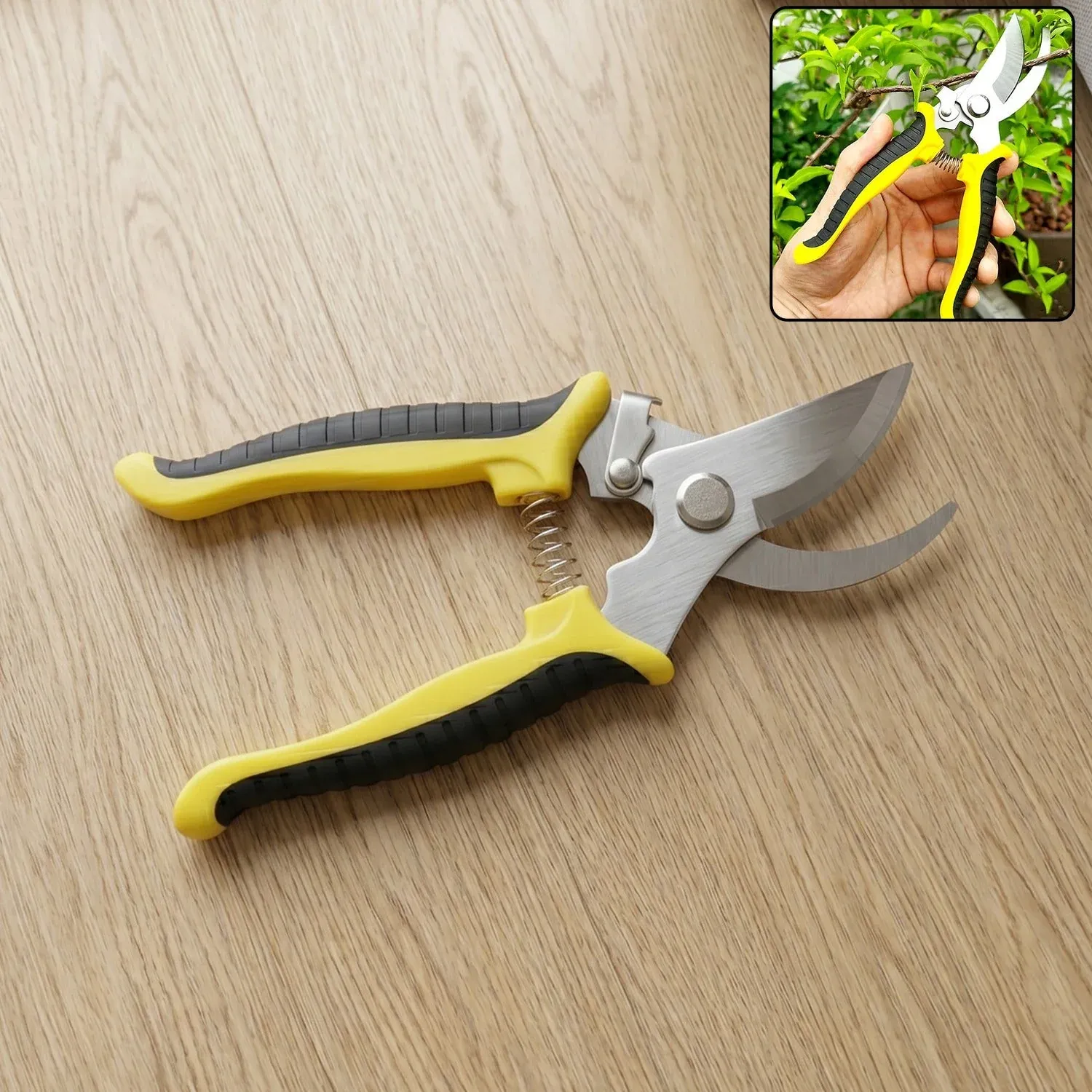 Premium Heavy Duty Garden Pruning Shears – Sharp Stainless Steel Blades for Precise Cutting - Buy Online at Alikart