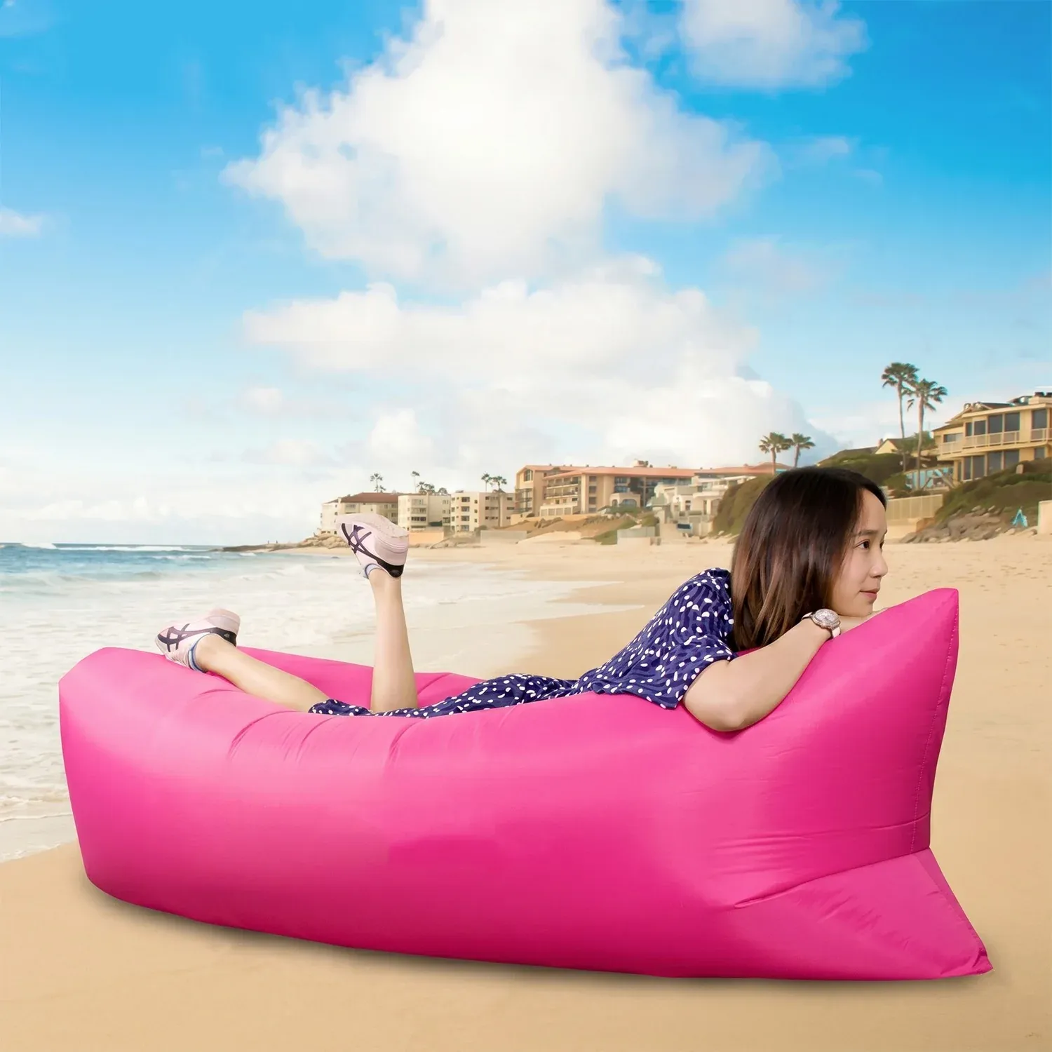 Inflatable Lounger Air Sofa (1 Pc) - Detailed Feature View 4