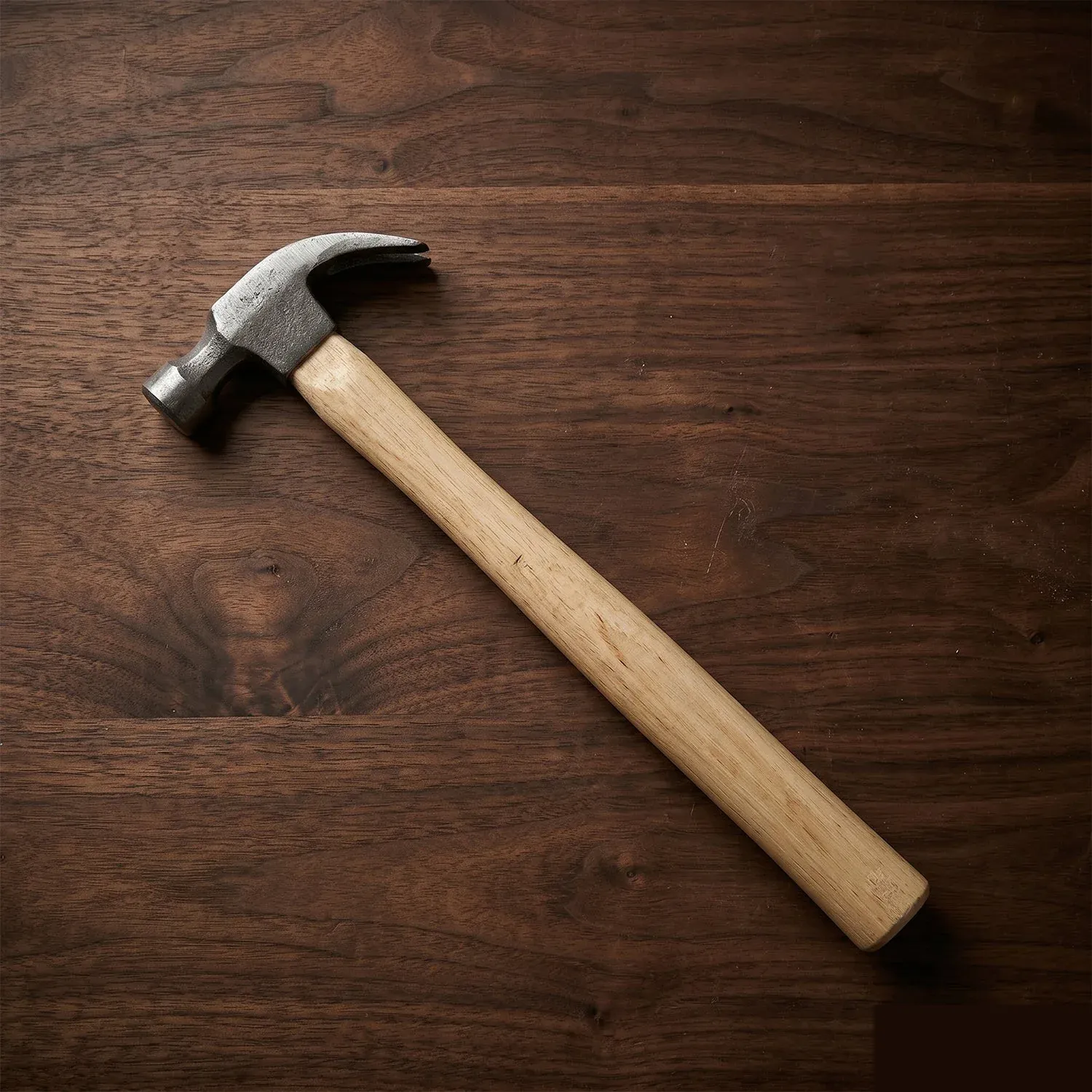 Heavy Duty Wooden Handle Claw Hammer for Carpentry & Home DIY - Detailed Feature View 3
