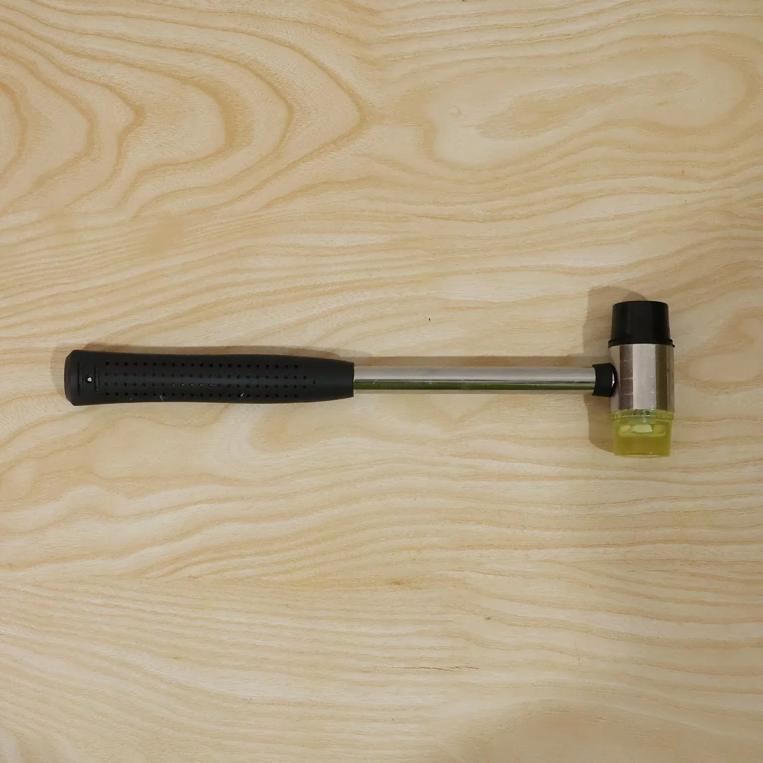 Double Head Rubber Mallet Hammer with Steel Handle, Non Slip Grip - Detailed Feature View 8