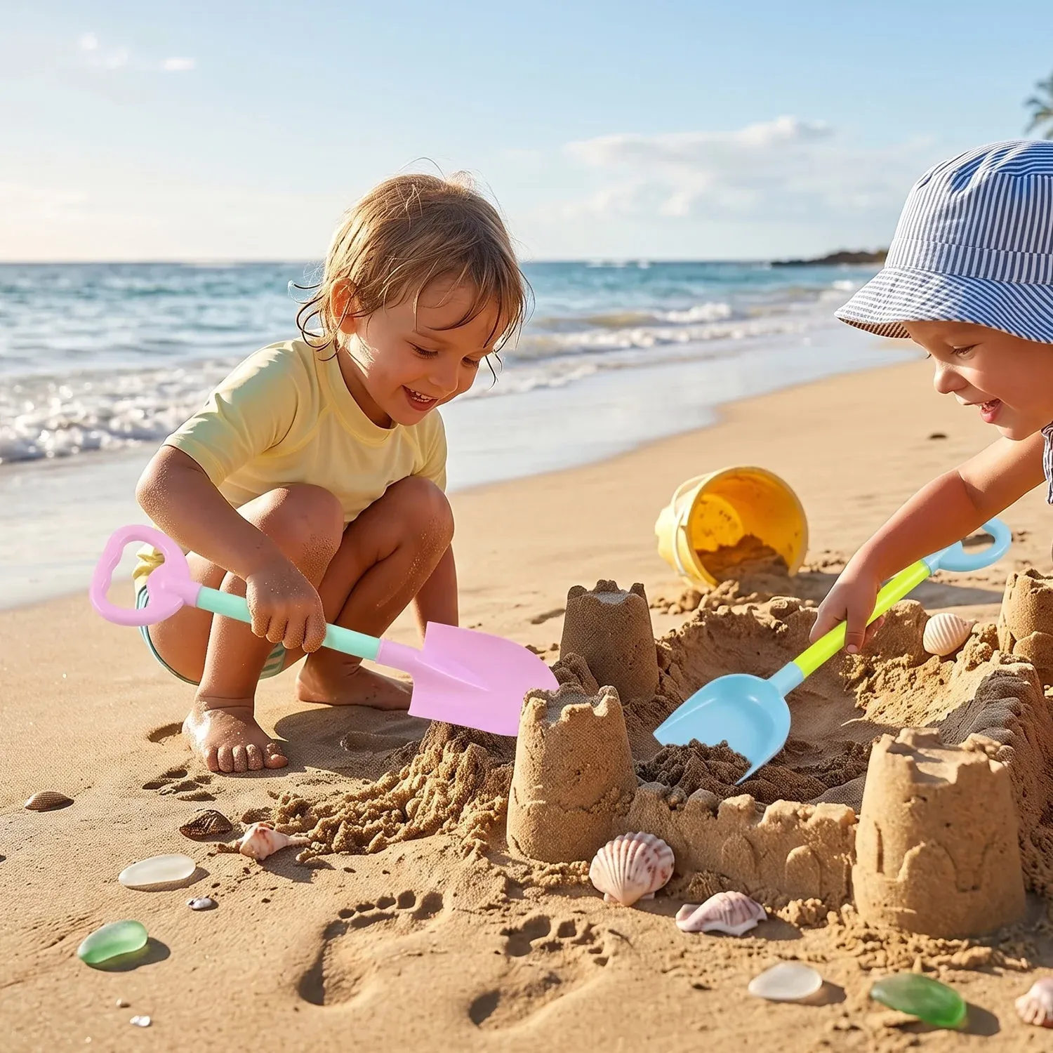 Kids Beach Sand Shovel Toy Set – Bright, Durable & Easy to Handle - Detailed Feature View 6