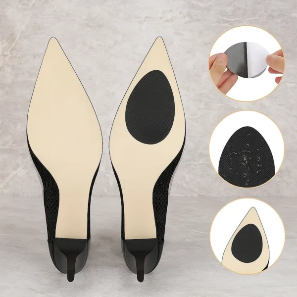 Non-Slip Shoe Pads – Rubber Sole Protectors for Heels | Velvet Wellness